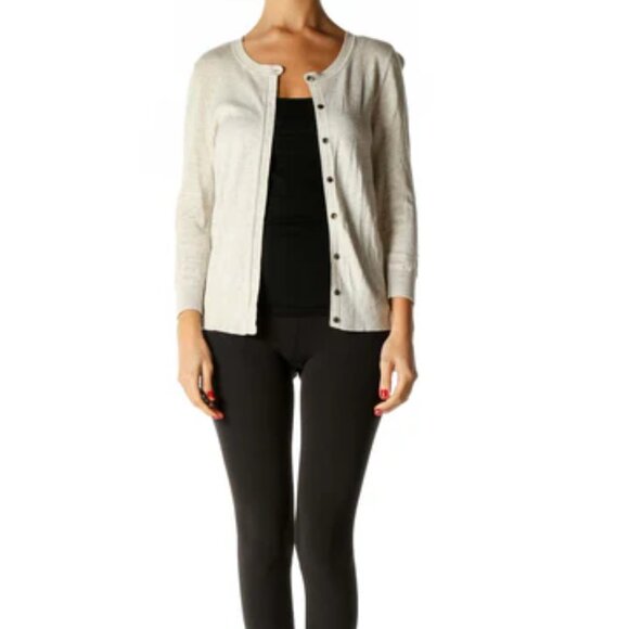 Halogen Sweaters - Beige Cardigan